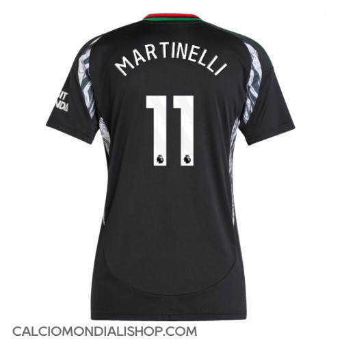 Maglie da calcio Arsenal Gabriel Martinelli #11 Seconda Maglia Femminile 2024-25 Manica Corta